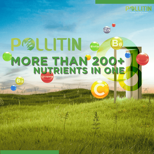 Over 200 bioactive compounds Pollitin® – produced in the USA