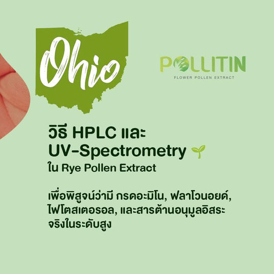 HPLC and UV-Spectrometry Methods in Rye Pollen Extract